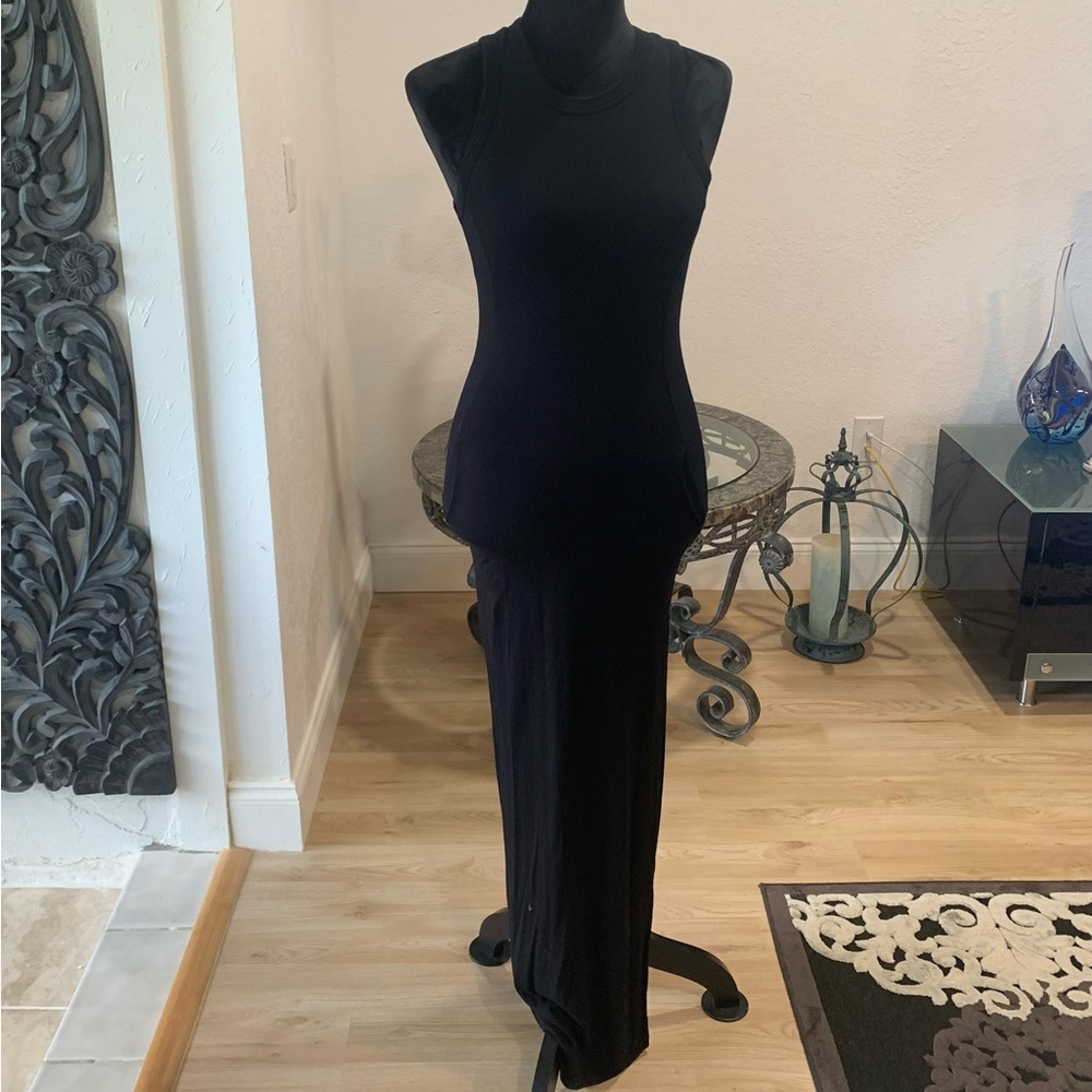 Lulus Razor Back Maxi Casual Dress w/Pockets